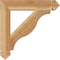Ekena Millwork Funston Arts & Crafts Rough Sawn Bracket, Western Red Cedar, 4"W x 24"D x 24"H BKT04X24X24FST03RWR - alternate 2